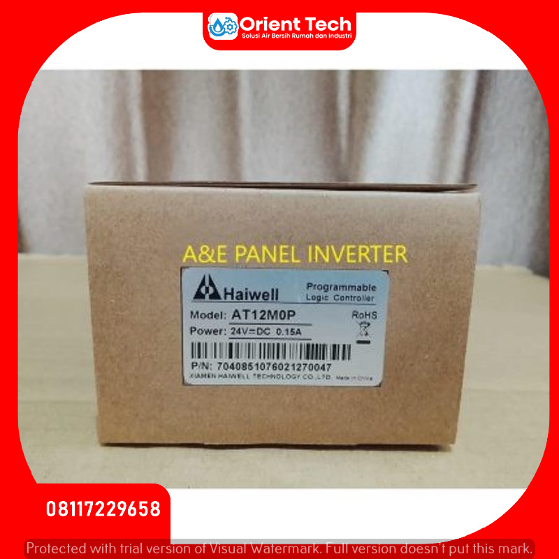 Jual AT12MOP PLC Haiwell AT12M0P Transistor