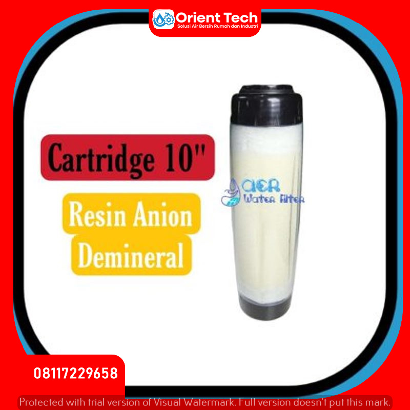 Jual Cartridge Filter Air Resin Anion 10"