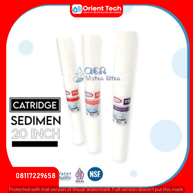 Jual Catridge 20 Inch - Sediment Filter 20 Inch - Spun 20 Inch