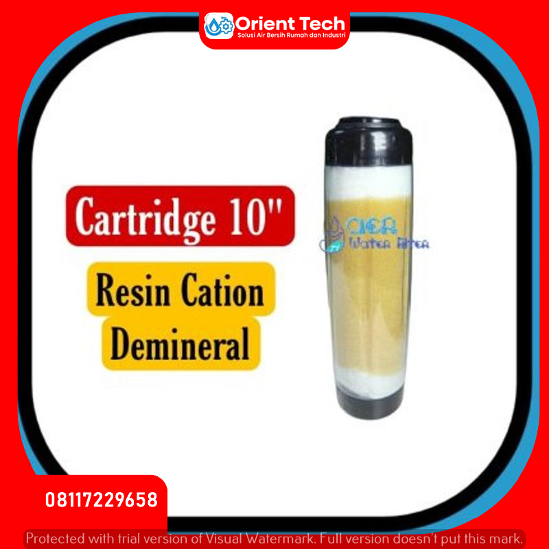 Jual Catridge Filter Air 10 inch Cation Demineralisasi