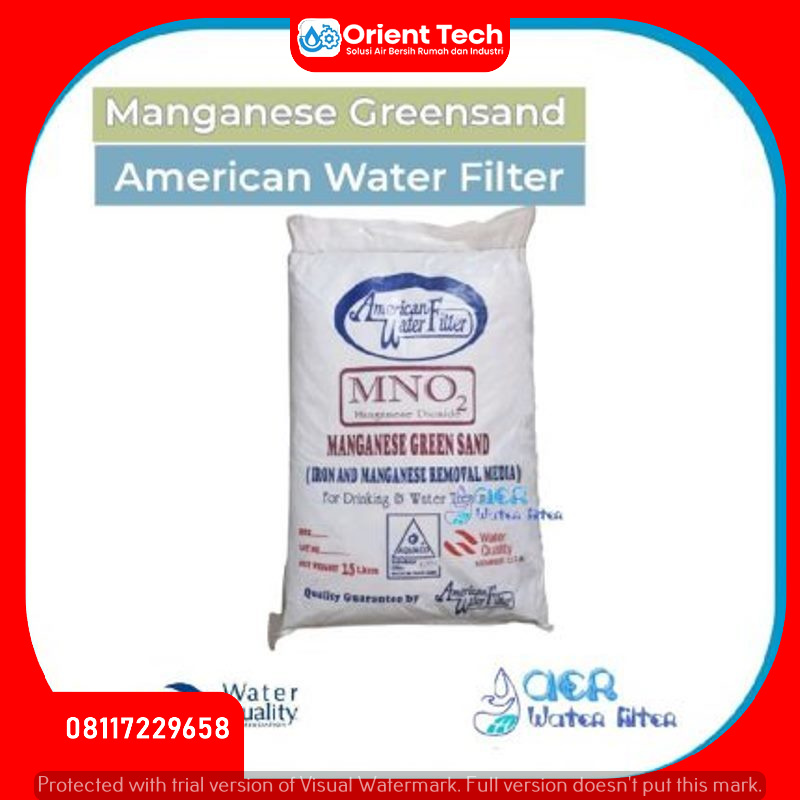 Jual Manganese Greensand AWF - American Water Filter - Media Filter Air Besi