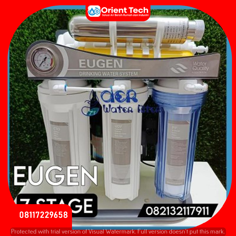 Jual Mesin RO Reverse Osmosis 6 Step + UV Undersink Eugen 75 - 100 GPD