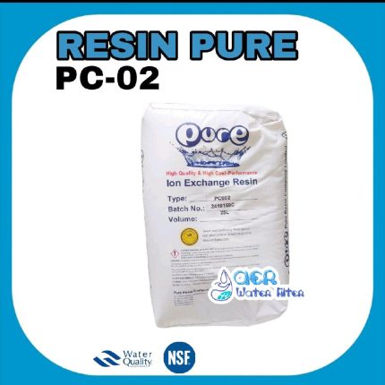Jual PURE PC-02 Resin Kation / Cation Demineral (1 Zak 25 Liter)
