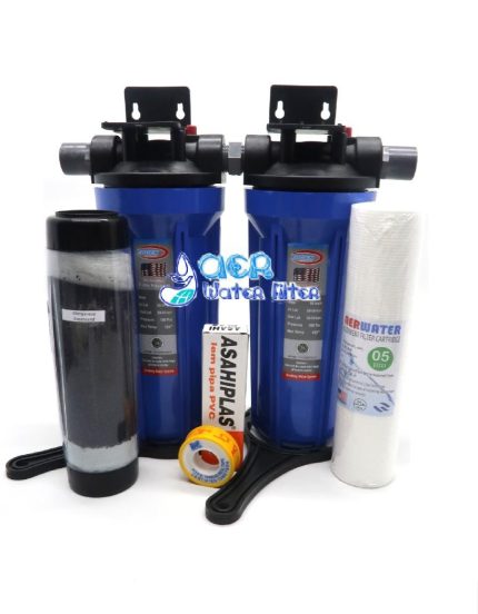 Jual Paket Filter Air 2 Housing Eugen Biru 1