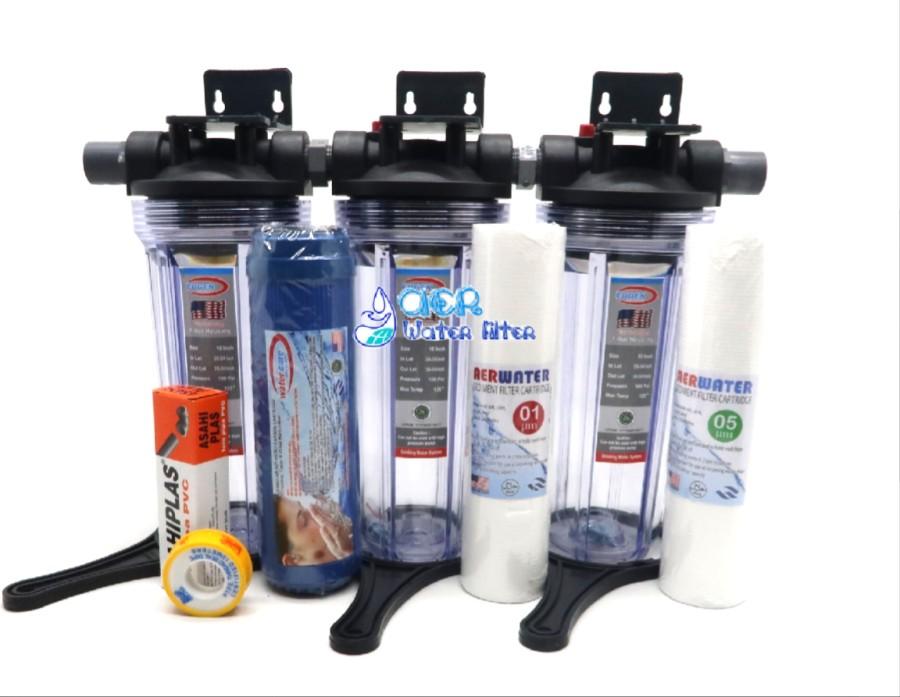 Paket Filter Air Ekonomis 3 Housing Clear 5