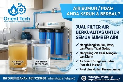 Jual Filter Air Tanah, Air Sumur & Air PDAM