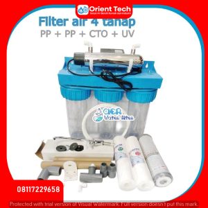 Filter Air Bersih dan Minum 4 Tahap Filtrasi