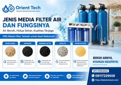 Jenis Media Filter Air dan Fungsinya