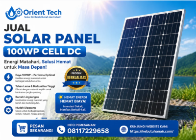 Jual Solar Panel 100wp Cell DC