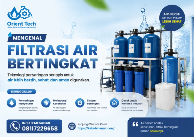 Mengenal Filtrasi Air Bertingkat