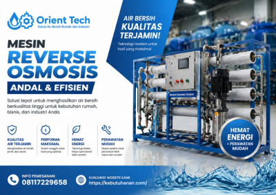 Mesin Reverse Osmosis Andal dan Efisien