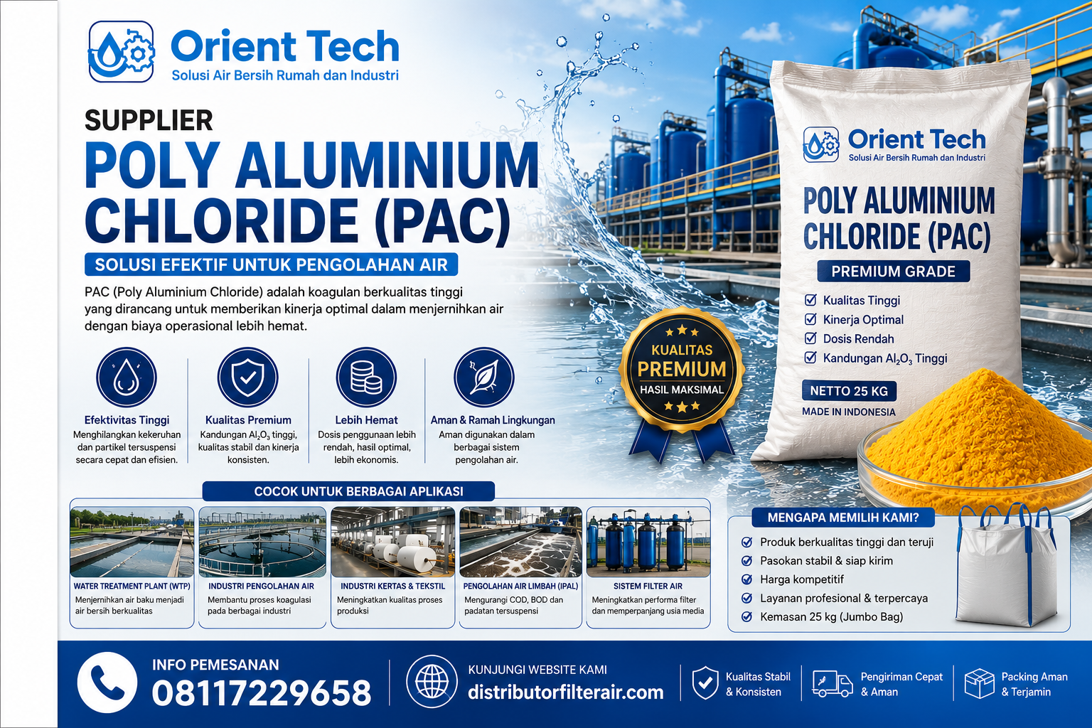 Supplier Poly Aluminium Chloride (PAC)