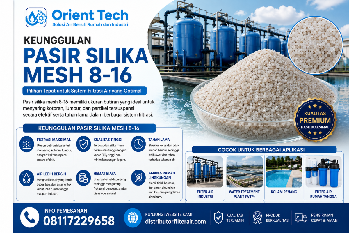 Keunggulan Pasir Silika Mesh 8-16