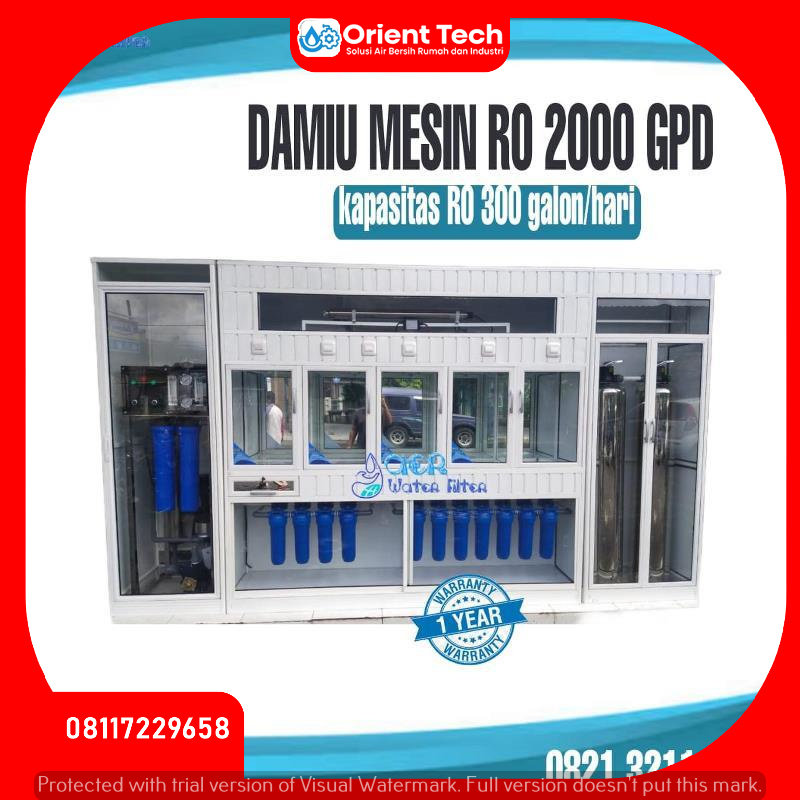Jual Mesin RO 2000 Gpd