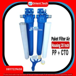 Jual Paket Filter Air PDAM Housing 20 inch – PP+CTO