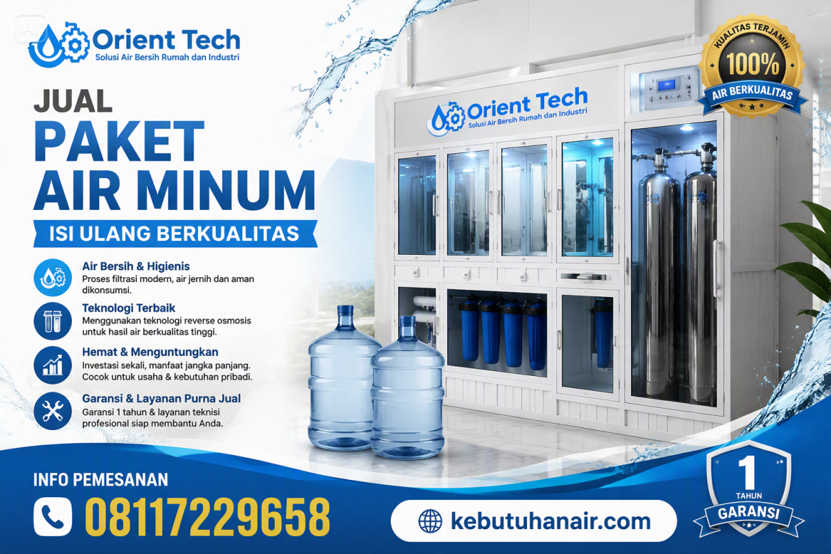 Jual Paket Air Minum Isi Ulang Berkualitas