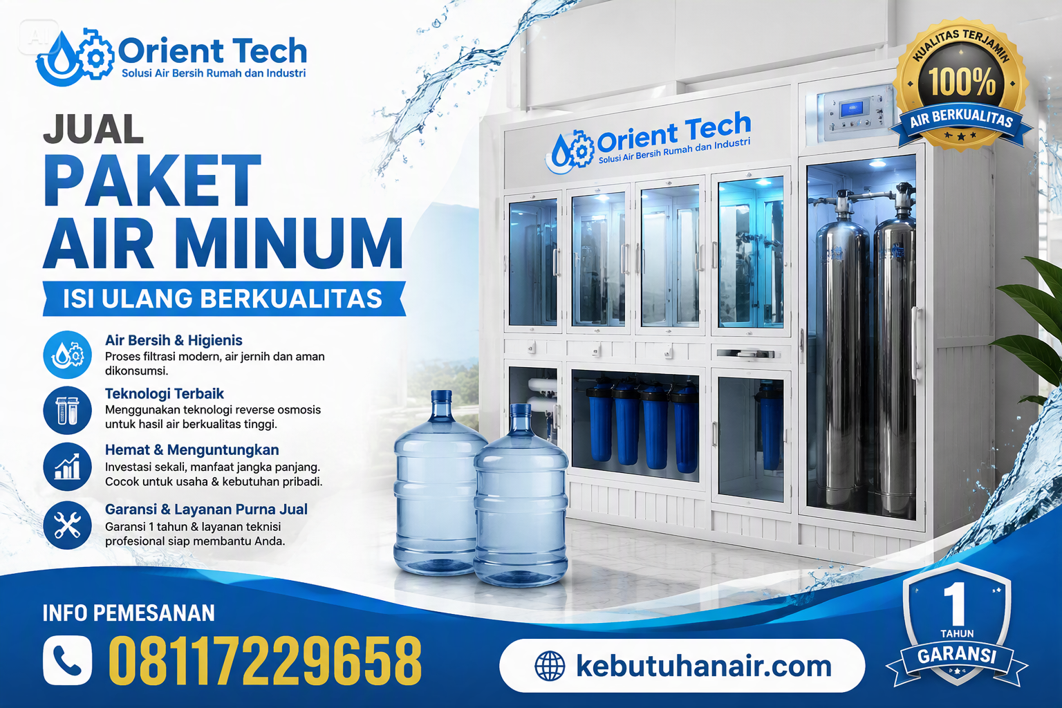 Jual Paket Air Minum Isi Ulang Berkualitas