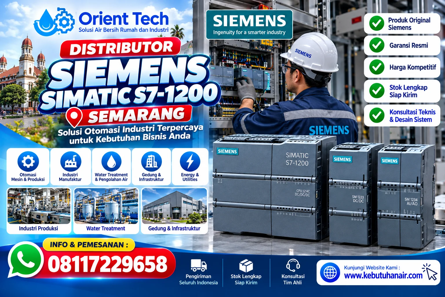 Distributor Siemens SIMATIC S7-1200 Semarang