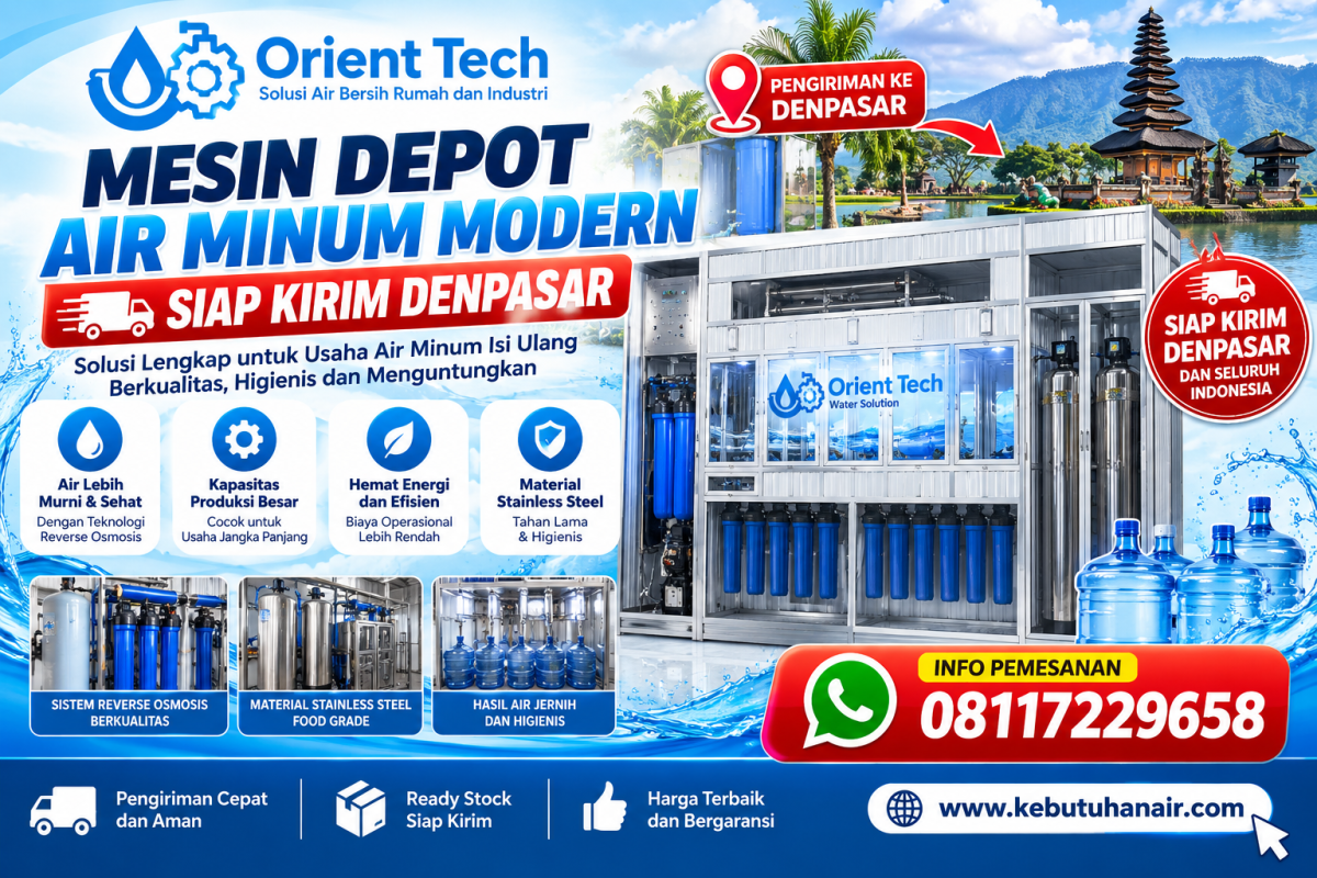 Mesin Depot Air Minum Modern siap kirim Denpasar