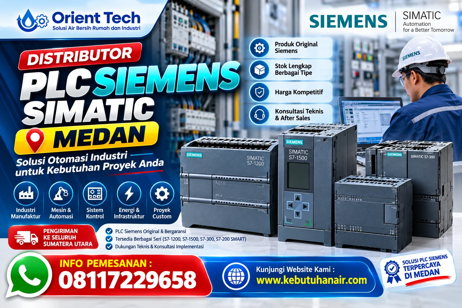 Distributor PLC Siemens Simatic Medan