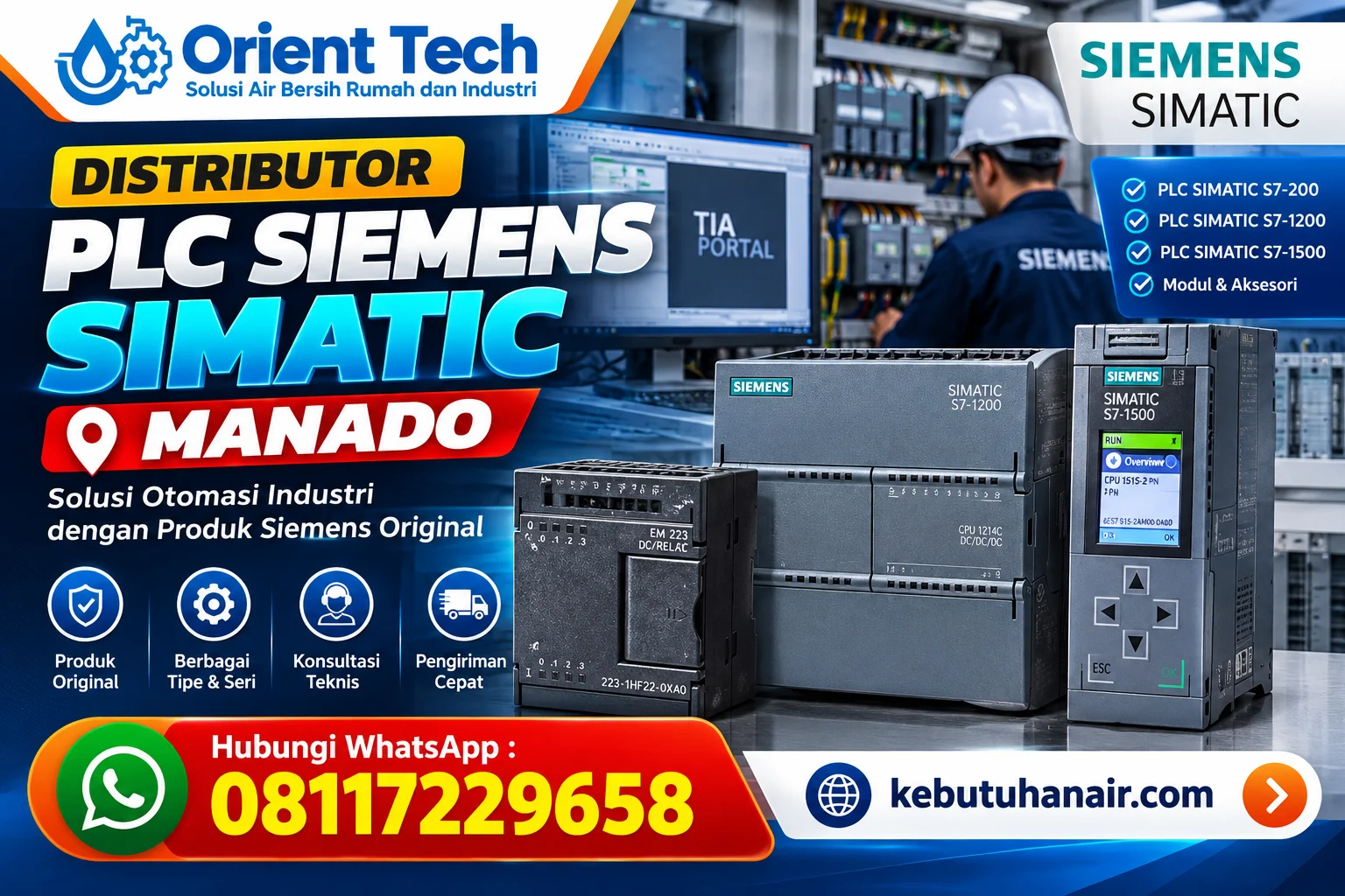 Distributor PLC Siemens Simatic Manado